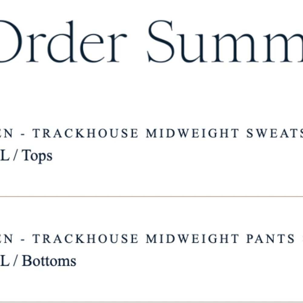 NWOT Tracksmith SET Trackhouse Midweight Sweatshirt and Pants in Latte (Large) - Picture 4 of 4